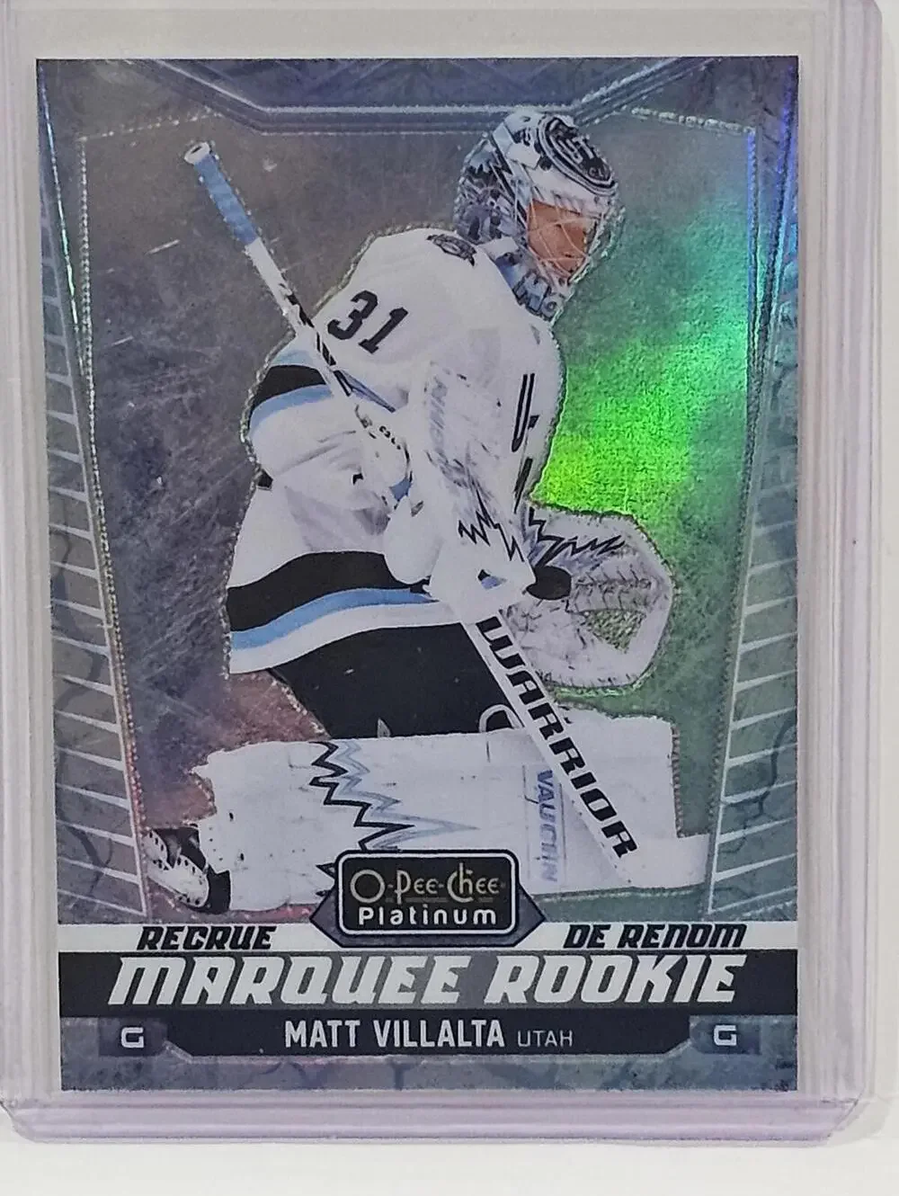2024-25 O-Pee-Chee Platinum Marquee Rookie Matt Villalta #214 - Limited 48/99
